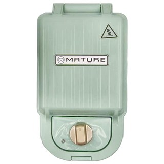 MATURE美萃 熱壓三明治鬆餅機 CY-1622, 薄荷綠