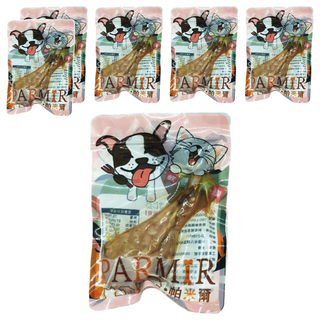 PARMIR 帕米爾 軟骨嫩雞腿, 台灣製造真空包裝, 人用等級, 5道工法肉軟骨酥, 狗零食, 雞肉, 80g, 6包