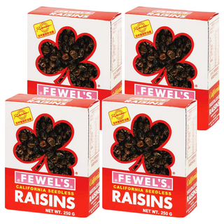 FEWEL'S 三葉加州無籽葡萄乾，250g，香甜好滋味, 4盒