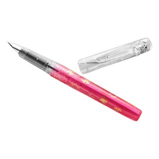 PLATINUM 白金牌 本格PREPPY和系列鋼筆 Modern Maki-e, 0.3mm, 桃紅色