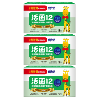 RISAL 小兒利撒爾 活菌12 無糖版 以益生元為基底 高纖配方 專利益生菌, 2g, 5個, 3盒