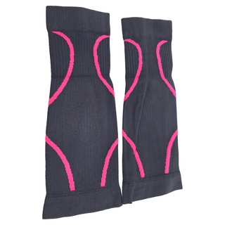 足健美襪品 透氣運動小腿襪套 320丹 2雙組, 粉紅搖滾, 1組