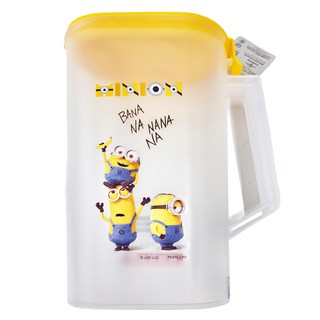 PEARL LIFE 珍珠金屬 小小兵冷水壺 20 x 9.5 x 24.5cm 250g, WD-9501, 2L, 1個