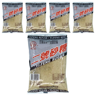 義峰食品 二號砂糖, 500g, 5包