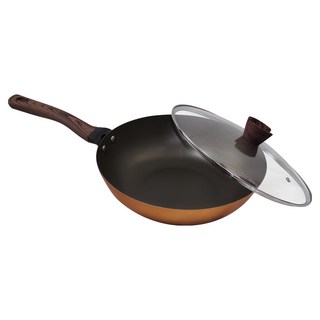 SILWA 西華 繽紛金不沾炒鍋, 1組, 30cm