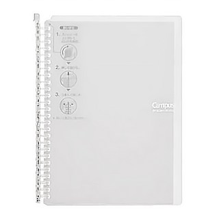 KOKUYO 國譽 Campus 26孔活頁夾筆記本, 透明, 1本