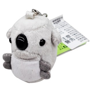 動物造型吊飾, 無尾熊 白色, 1個, 5cm