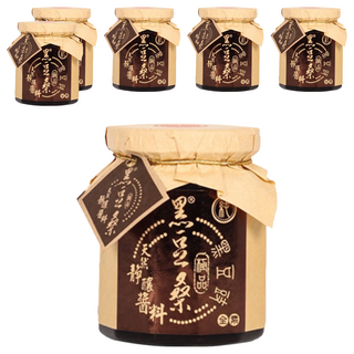 黑豆桑 極品純黑豆豉, 成分單純, 無防腐劑, 無香料, 古法釀造, 安心無毒, 300g, 6罐