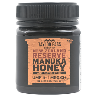 TAYLOR PASS 紐西蘭活性麥蘆卡蜂蜜 UMF 5+ MGO83+ 250g, 1罐