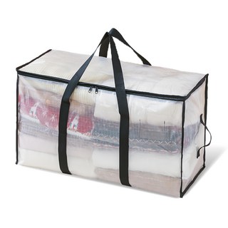 小麥購物 防水棉被搬家袋 M款 C579 236g, 透明色, 1個