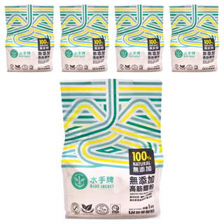 聯華製粉 BLUE JACKET 水手牌 無添加高筋麵粉, 1kg, 5包