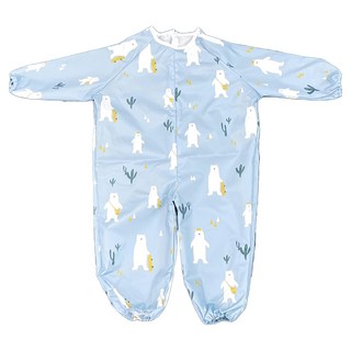 BANY KIDS 嬰兒連身防水繪畫美術袍, 小熊款