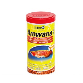 Tetra 德彩 Arowana 龍魚飼料 含蝦和磷蝦, 1L, 1瓶