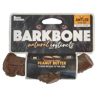 PET QWERKS 尼龍鹿角骨, 花生醬口味, 122g, 1個