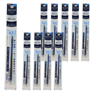 i+ Pentel Sliccies 0.5mm 筆芯, 深藍色, 10支