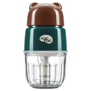 nac nac 副食品磨泥調理機, 主座/刀座/玻璃杯, 透明, 1組