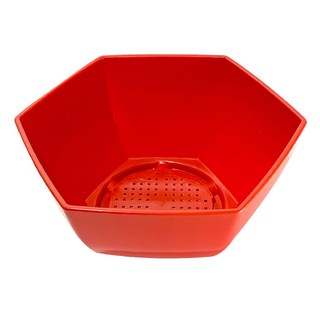 綠手指 六角盆, 紅色 + 白色 + 黑色, 1個