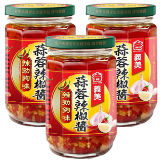 義美 蒜蓉辣椒醬, 230g, 3罐
