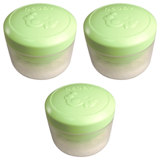DOOBY 大眼蛙 神奇自動粉撲盒, 旋蓋設計, 台灣製造, 3個