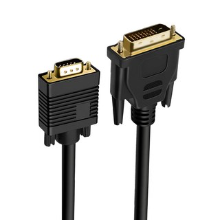 Bravo-U DVI 24+5公 to VGA公 雙磁環影像轉接線 3M, 單一商品, 1條