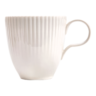 HOLA 和樂家居 強化瓷馬克杯, 璞日卵石白, 1個