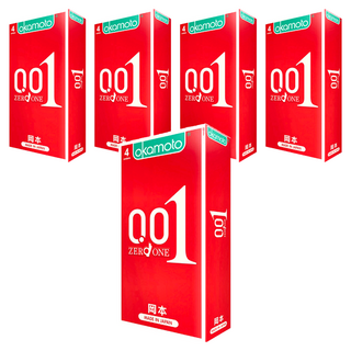 okamoto 岡本 衛生套 001 ZERO ONE 52mm, 4個, 5盒