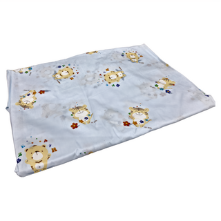 C.D.BABY 熊福氣 嬰兒床床包換布套 100%純棉 台灣製造, 藍色, M (60 x 120 x 2.5~10cm), 1個