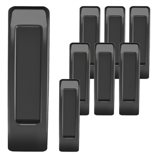 小麥購物 黏貼式把手 G365 長款 22g, 黑色, 8個