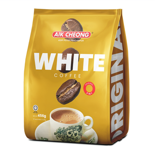 AIK CHEONG 益昌 經典三合一白咖啡, 香濃無苦味, 低溫烘焙, 0脂肪酸, 40g大份量, 38g, 12包, 1袋