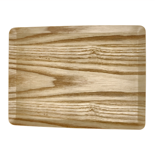 實木平面托盤, 方形, 1個