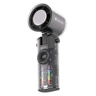 mimax 米覓 超淨涼手持冷風扇, 黑色, P3000