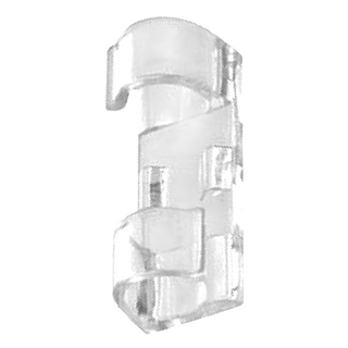 FaSoLa 多用途一字型透明卡扣理線器, 適用於直徑0.4-1公分線材，配備強力黏膠，穩固不易脫落, 透明色, 3組