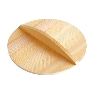 市原木工所 無塗裝原木落蓋 鍋蓋 22cm, 1個