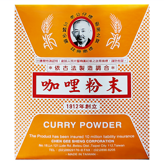 老公仔標 咖哩粉末 600g 依古法製造調合 1912年創立, 1盒