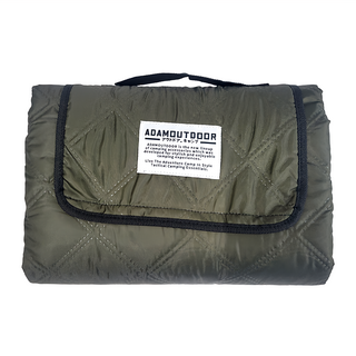 ADAMOUTDOOR 經典隨身野餐墊 輕便式收折設計, 展開(200 x 200cm) 收納(27 x 14 x 36cm), 綠色