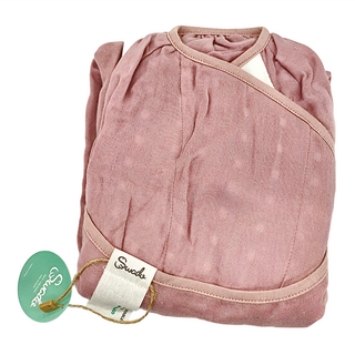 Swado 全階段可調整靜音好眠包巾 竹纖維棉款 含洗衣袋 - 3-6個月(M) 玫瑰粉