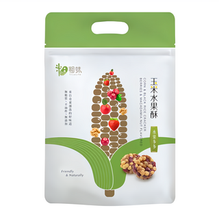 True Life 粗味 健康糙米水果酥 玉米水果酥, 144g, 1包