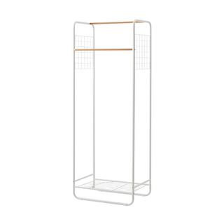 ROOMNHOME 阿爾塔網格吊掛衣架 L 韓國設計 5種多元收納 增量儲物, 白色