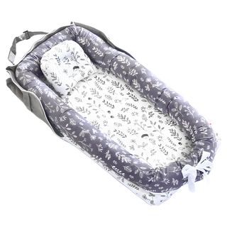 箱包式純棉多功能床中床, S12手繪花草, 85 x 45 x 12cm, 1個