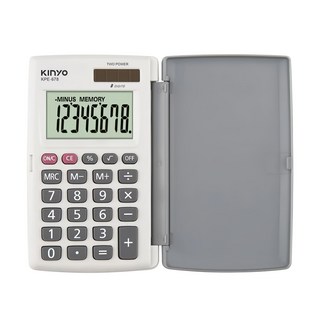 Kinyo 8位元折疊計算機 KPE-678, 1個, 灰色