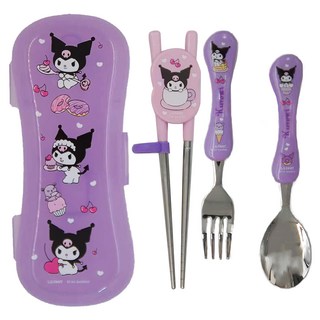 LiLFANT 4件組 含收納盒 餐具組, 庫洛米, 1組