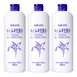 imju naturie 薏仁清潤化妝水 清爽保濕 溫和配方 適合敏感肌 肌膚透亮, 500ml, 3瓶