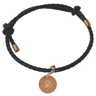 RADIANT STAR 璀璨之星 占星物語可換墜飾星座符號可調式真皮編織手環