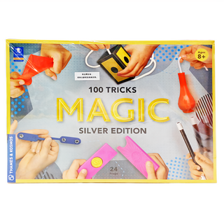 THAMES&KOSMOS 益智遊戲 銀色魔法風雲會 讓人驚呆的100個魔術 8歲以上, 1盒