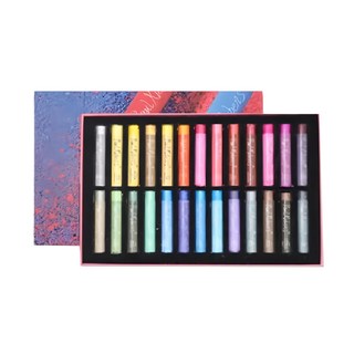 PAUL RUBENS 魯本斯 油畫棒珠光色 Set, 筆觸柔軟 質地細膩， 著色力強 覆蓋性佳, 24色, 1組