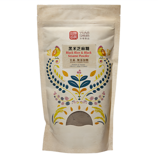 源順食品 黑米芝麻糊, 全素 無添加糖 500g, 台灣製造, 1包