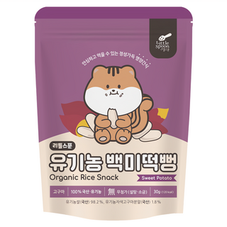 Little Spoon 寶寶米餅 4個月以上, 紫薯, 30g, 1包