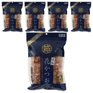 日本藤澤 寵物 提高食慾 可與乾濕糧混合, 減鹽柴魚片, 40g, 5包