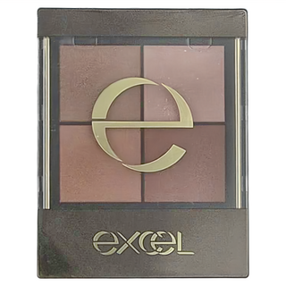 日本EXCEL 光綻時裳四色眼采 #CX01 晨曦薰乃 3.5g 眼影盤, 1組