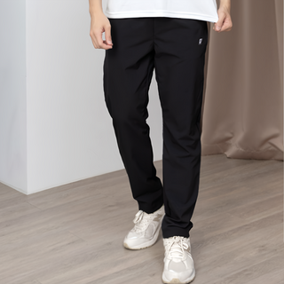 GIAT 吉亞特 男款 UPF50+ 極輕量機能零感運動褲 - 安心檢測認證 雙袋設計, M, 黑色